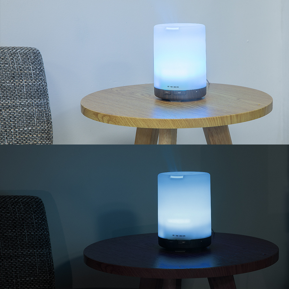 Amazon hot sale remote control aromatherapy humidifier bedroom mute ultrasonic aromatherapy machine essential oil night light gift