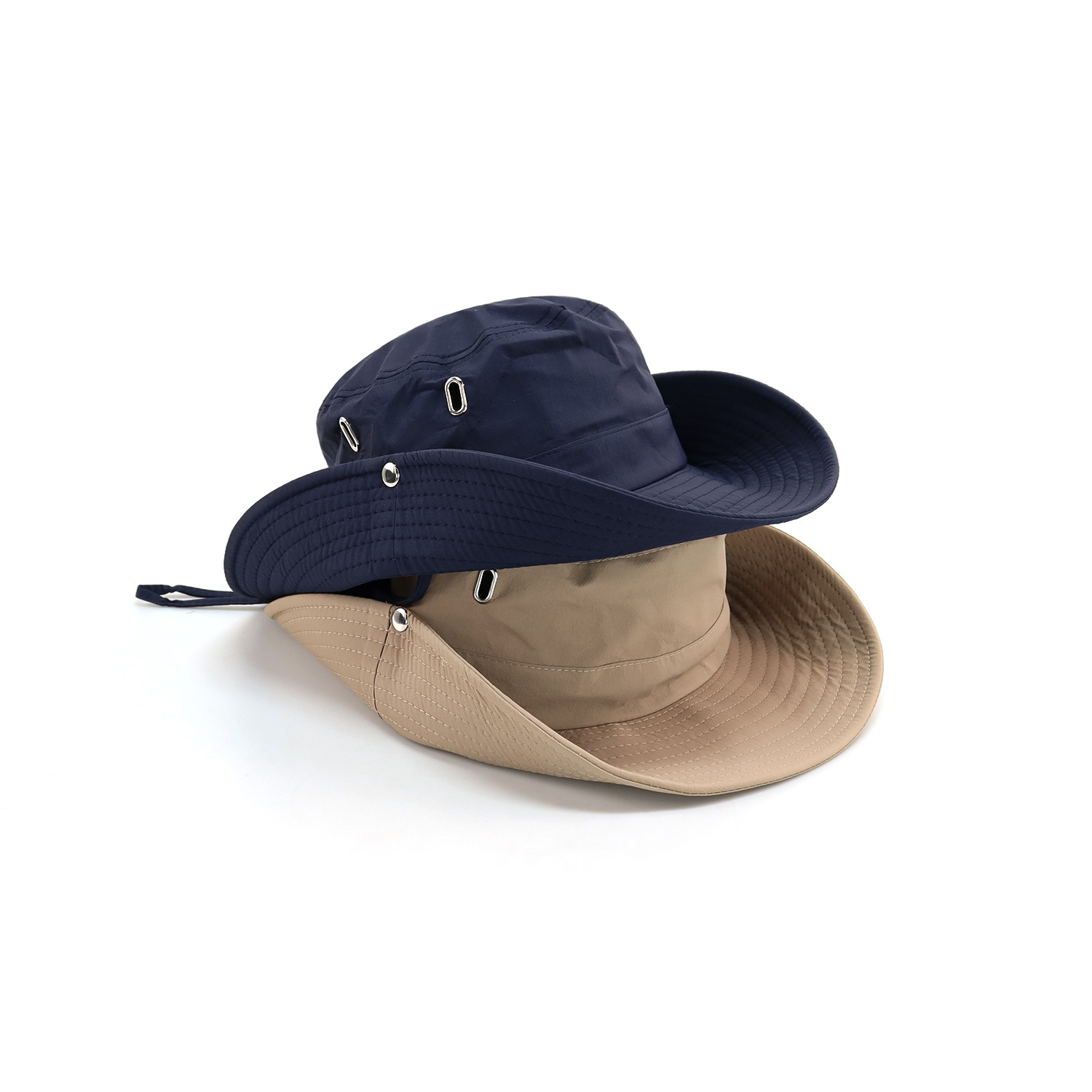Japanese-style drawstring fisherman hat men's and women's all-match breathable sunscreen outdoor tide brand mountaineering fishing hat western cowboy hat
