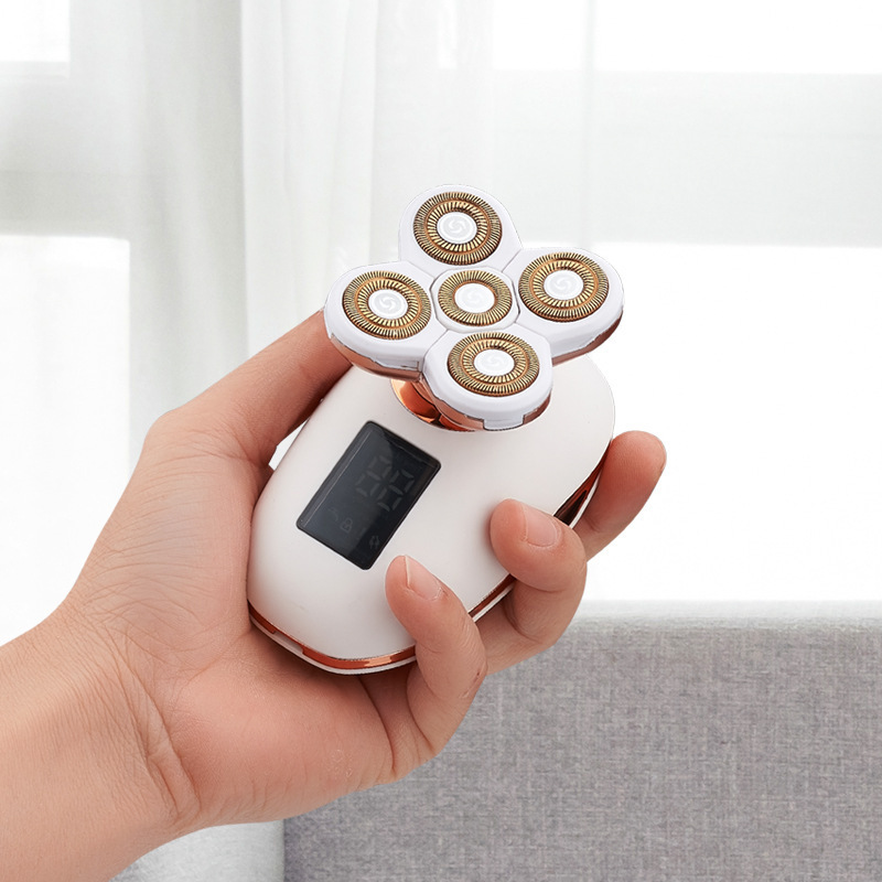 メーカー電気髭剃りヘッド機五刃セルフサービスヘッド充電式防水洗浄多機能髭剃りナイフ|undefined