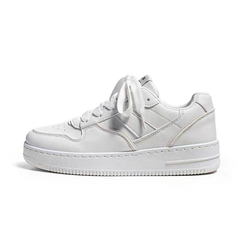 Spring and Autumn breathable Men's shoes trendy versatile youth sports casual sneakers non-slip hidden height increasing white shoes men's