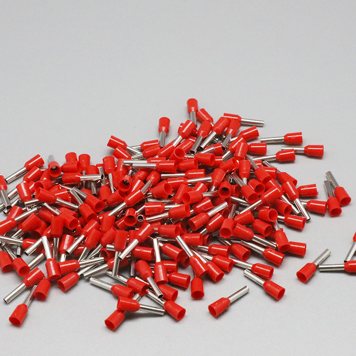 Tube Type Terminal Pin Type Cold Press Terminal VE0508/E1008/E1508/E0508 Wire Nose Brass