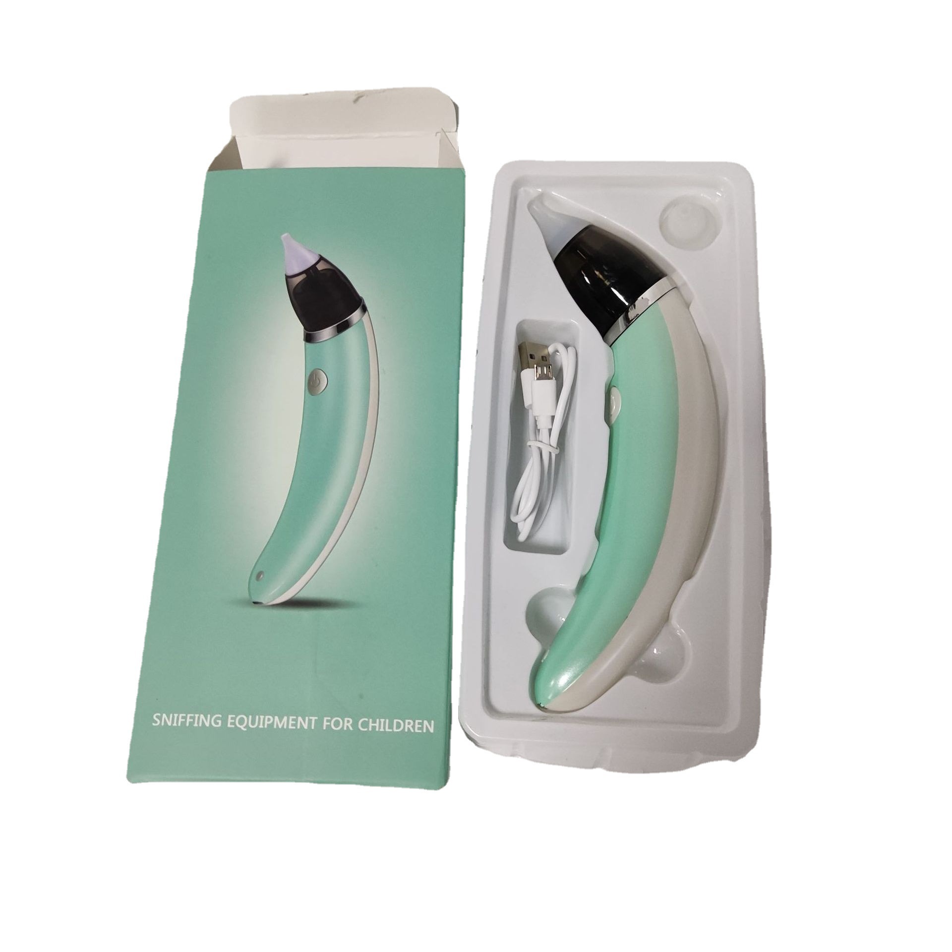 Cross-border portable baby nasal aspirator baby newborn cleaning nose excrement baby Electric nasal aspirator cleaning