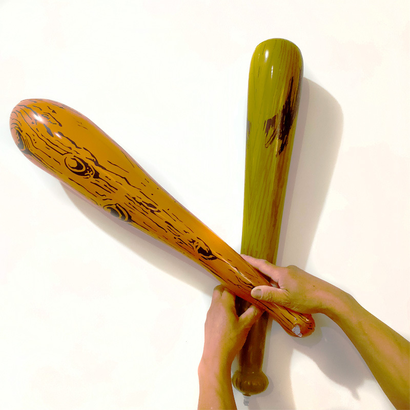 Factory spot PVC inflatable stick wood stick hammer strike expulsion stick caveman play props