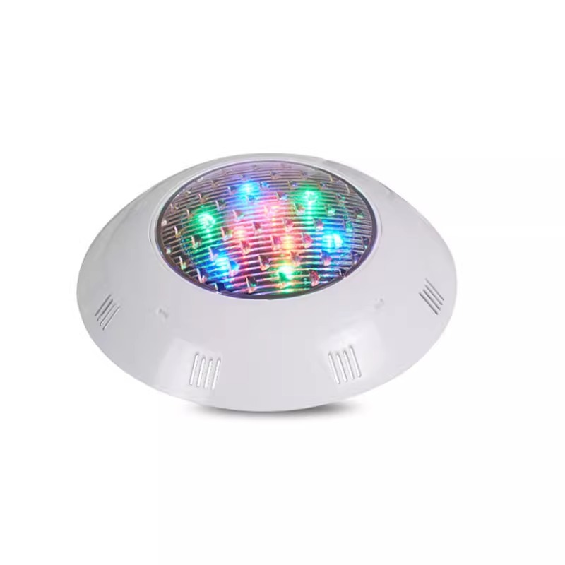 Cross-border swimming pool wall lamp led pool lamp 24V landscape underwater lamp colorful remote control wall lamp pool underwater lamp