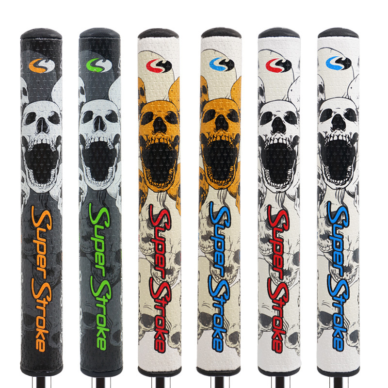 Hot Sale Golf Club handle PU putter skull grip net fishing rod grip handle cross-border factory supply