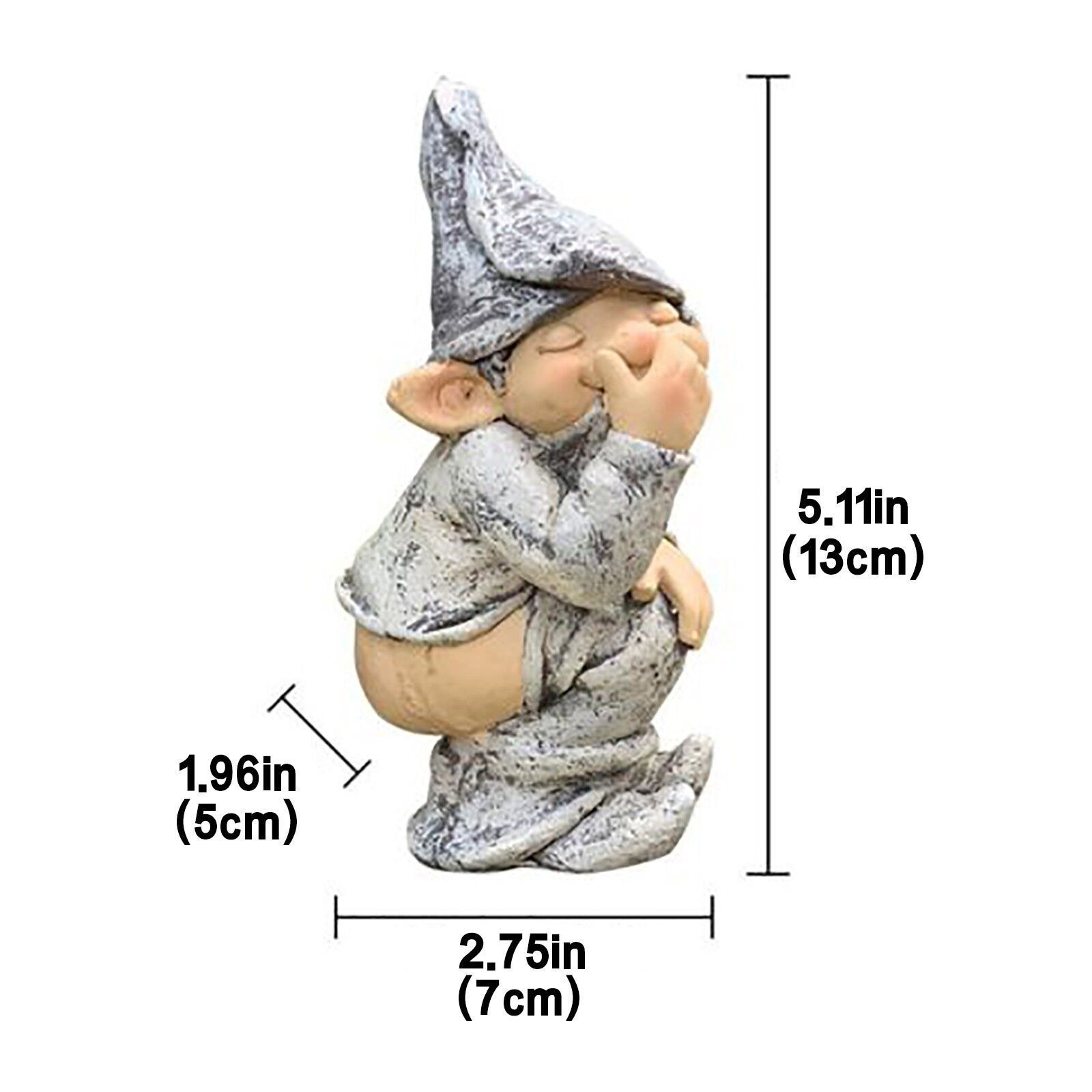 Creative art courtyard design pull smelly dwarf spoof pastoral resin ornaments design ornaments