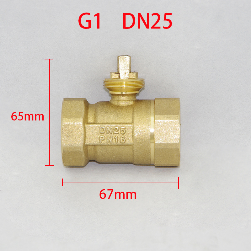 フル銅電気双方向三方ボールバルブバルブ本体空調床暖房電気ボール Dn15 20 25 32 40 50|undefined