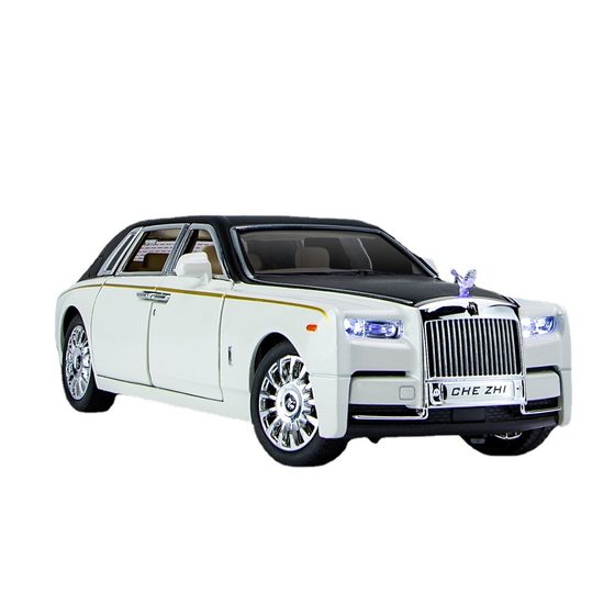 1:24 Upgraded Large Phantom Alloy Car Model Multi-door with Back Force Sound and Light Star Empty Top Children's Toys Cross Border