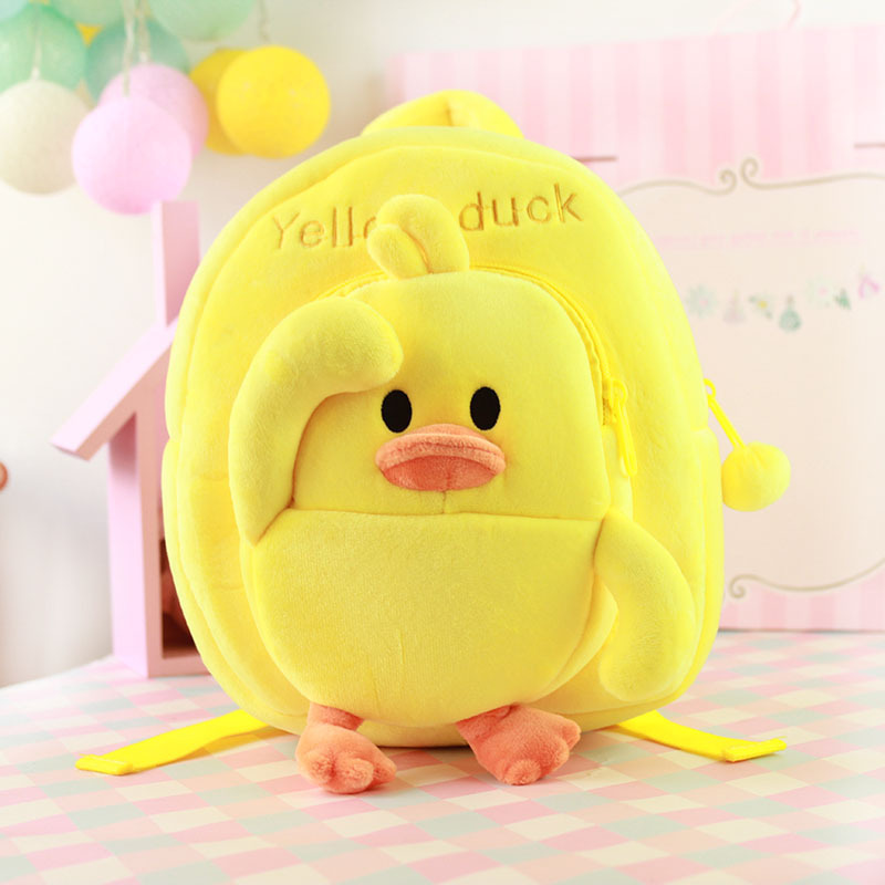 Cute Plush Backpack 0-2 years old kindergarten baby bag