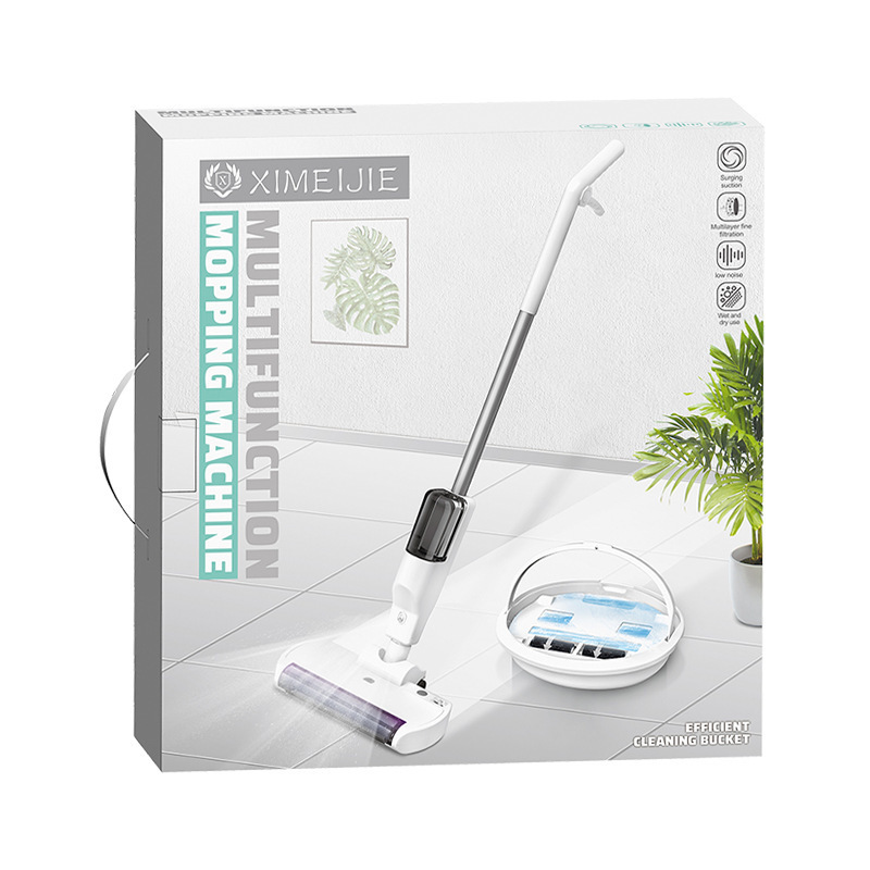 Cross-border wireless automatic sweep and drag all-in-one machine smart home suction drag ground washing machine