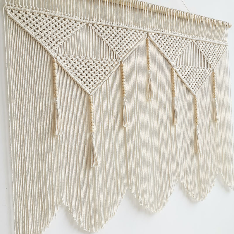 Cross-border Nordic Hand-woven Tapestry Amazon New Bohemian Hanging Simple Decorative Partition Door Curtain