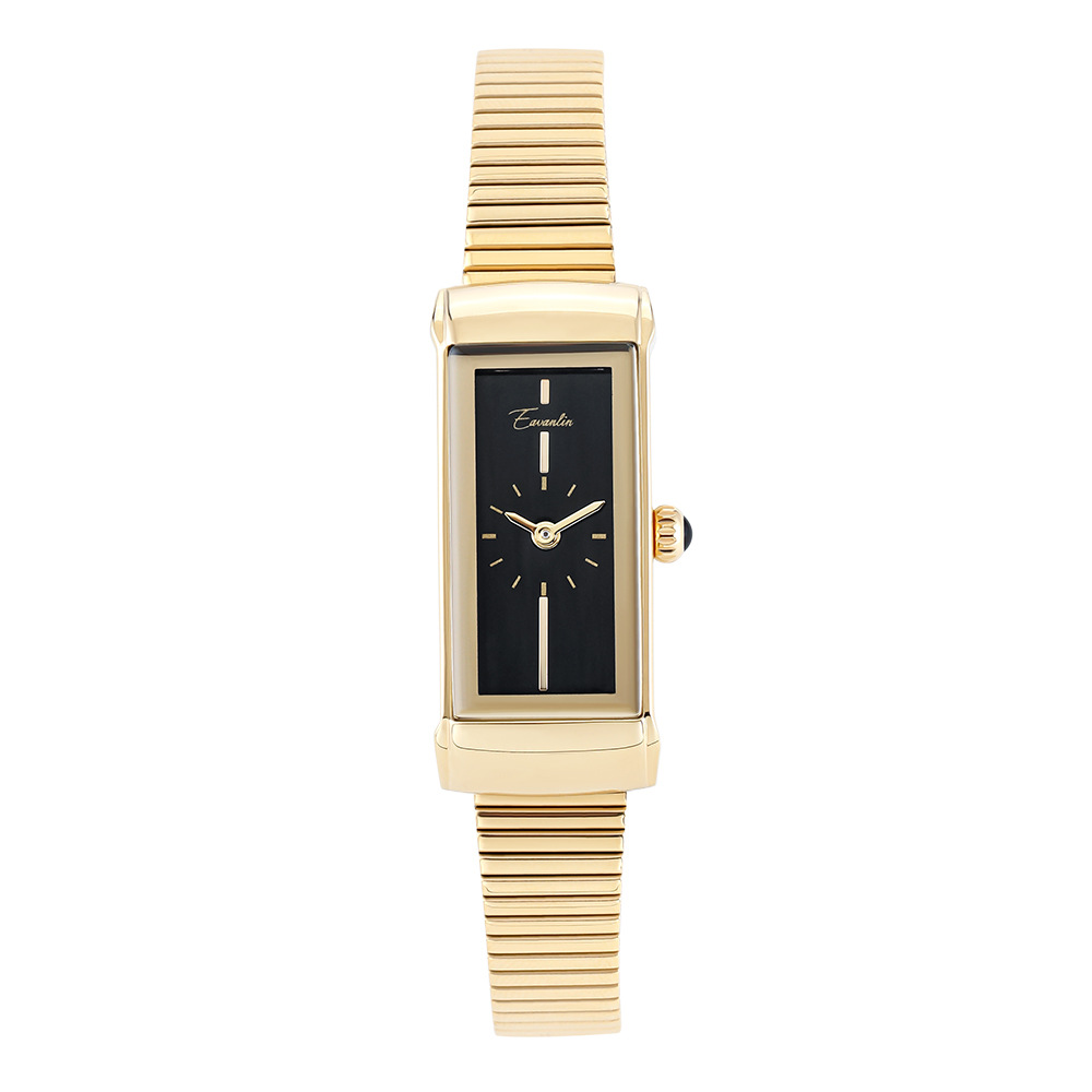 Yiwenlin 2024 new simple elegant strip niche women's watch elegant small steel belt quartz watch for women