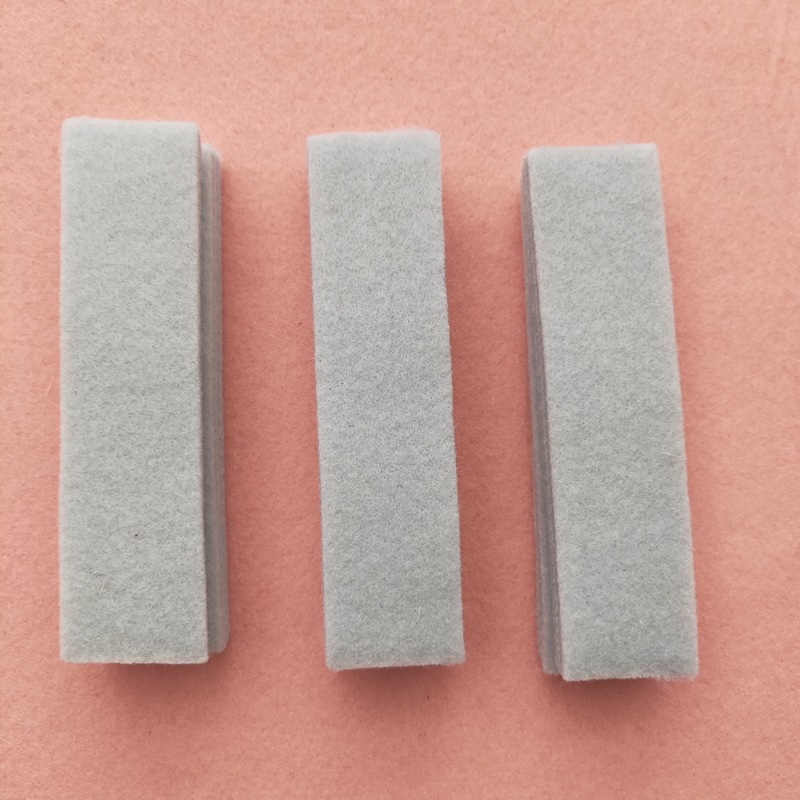 Supply chemical fiber blended industrial felt brake pad specification can be set Sports equipment wool felt brake strip