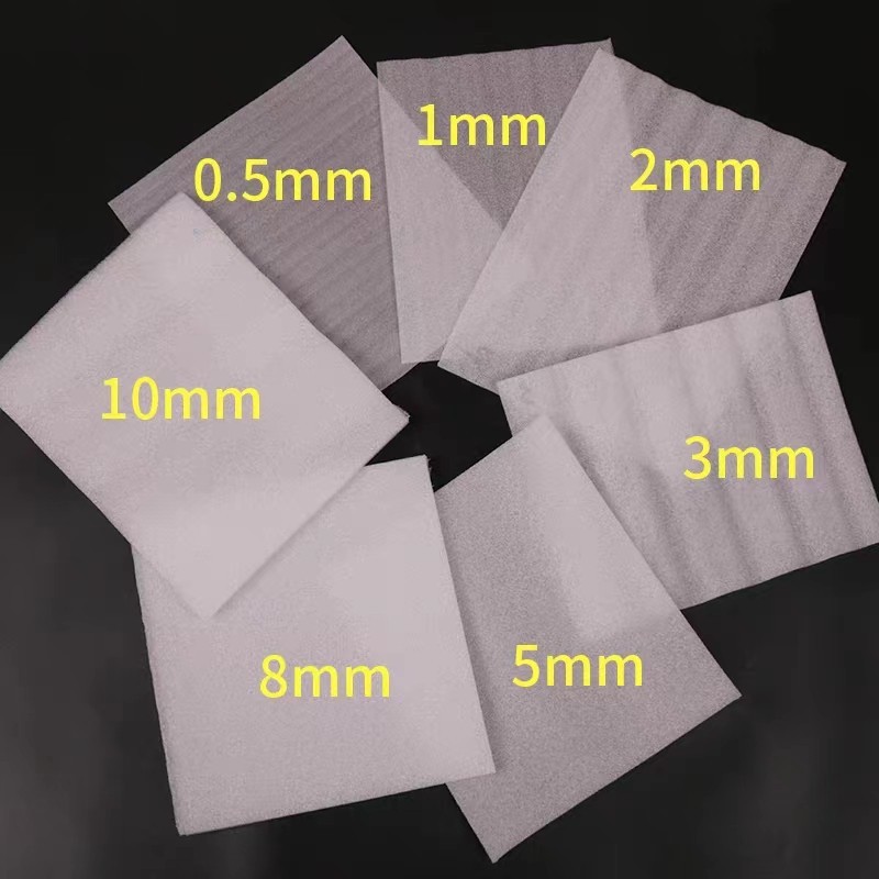 Dongguan factory customized EPE Pearl cotton sheet Pearl cotton foam board Pearl cotton lining Pearl cotton profile