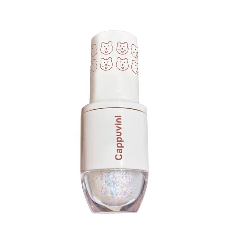 Cappuvini bear bowling liquid eye shadow high gloss glitter Pearl lying silkworm mermaid pearl tears CP53
