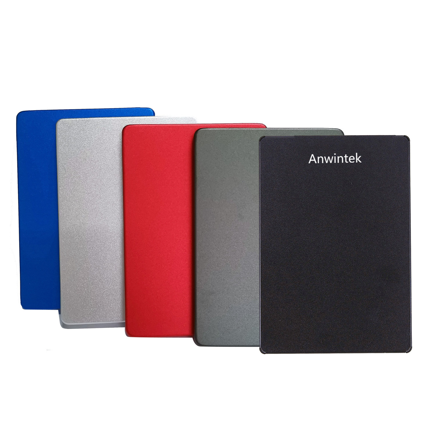 Anwintek aluminum alloy solid state drive adapter box mSATA to SATA2.5 inch 3.0SSD hard drive adapter