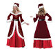 European and American Christmas Old Couple Costume Vintage Palace Long Dress Women cosplay Fancy Dress