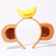 Shallow Coffee Monkey with Banana