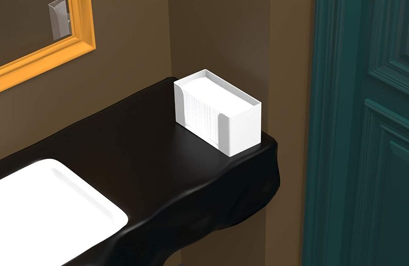 多折n折z折アマゾンアクリル透明ティッシュボックストイレキッチンホテルのトイレのティッシュ棚|undefined
