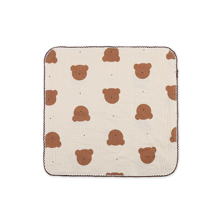 Class A pure cotton children's gauze towel handkerchief baby face towel square towel newborn burp towel baby saliva towel