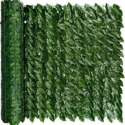 Cross-border Fence Artificial Green Plant Wall Fence Leaf Net Balcony Fence Plant Rattan Fence Wholesale