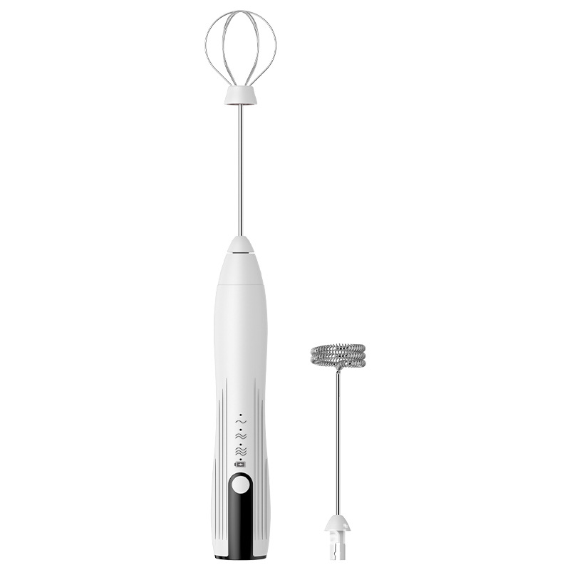 Factory rechargeable milk frother protein powder blender coffee frother electric milk beater mini egg beater