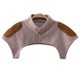 Autumn and winter De velvet shoulder fasteners with warm shoulder in summer thin female shoulder cervical cotton vest
