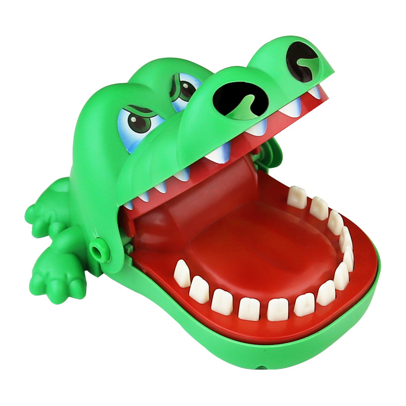 Crocodile Toys Bite Fingers Mouth Shark Bite Toys Children's Tricky Fun Shake Tooth Bite Hand Crocodile