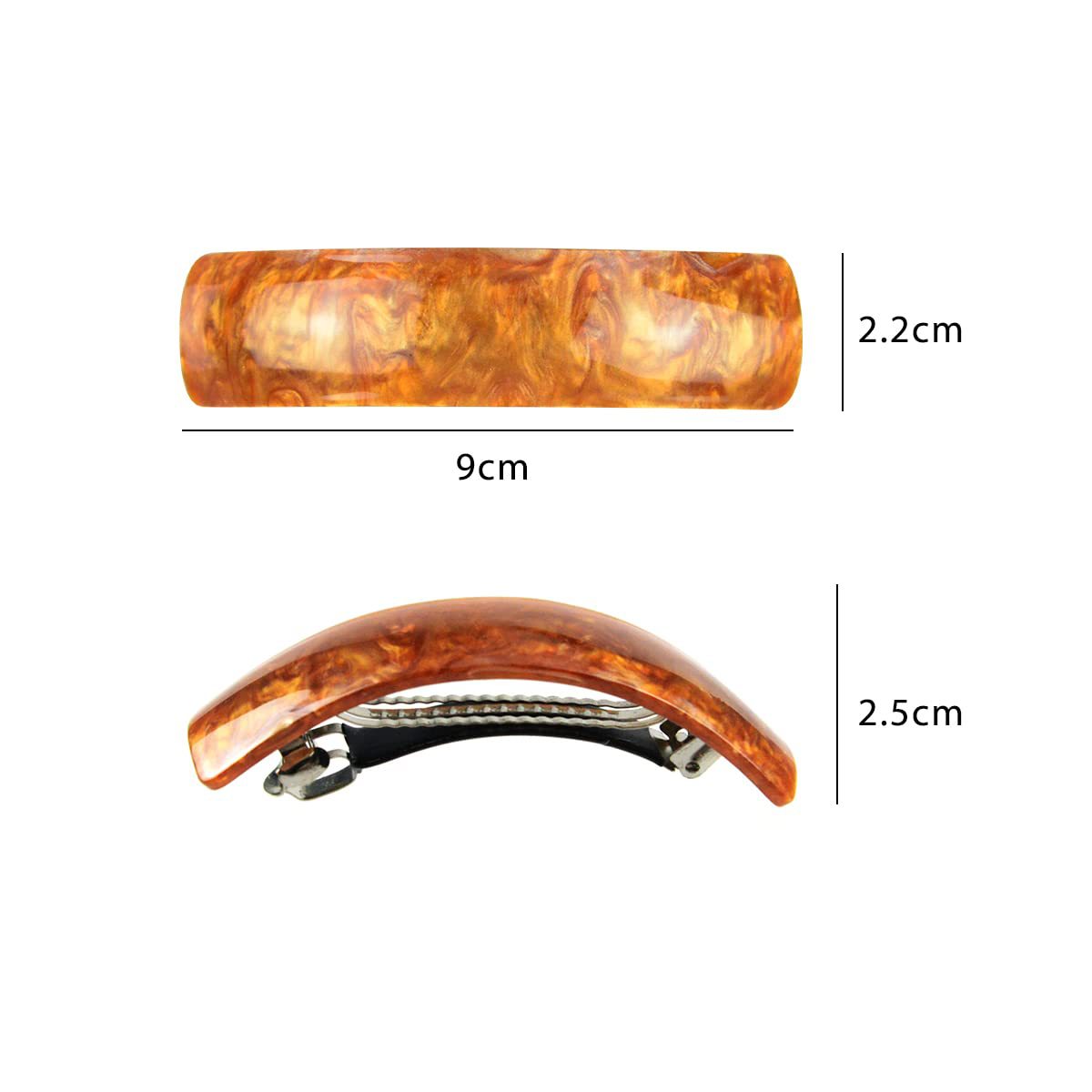 Amazon hot selling spring clip half tie ponytail hairpin hair accessories creative all-match hairpin pointed clip word clip wholesale