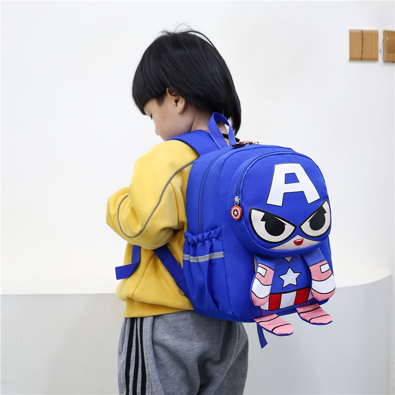 Children's Schoolbag Cute Kindergarten Baby Backpack Cartoon Cartoon Boys and Girls Go Out to Play Lightweight Small Backpack