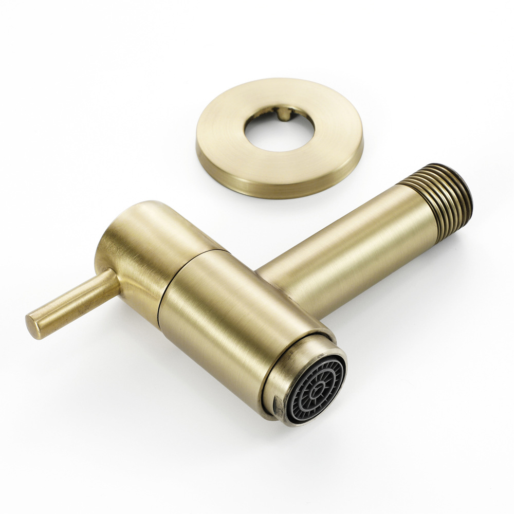 HIDEEP bathroom faucet wire drawing gold mop pool nozzle manufacturers wholesale HI10010-1