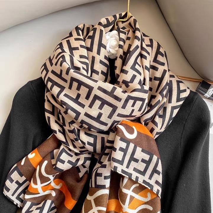 European and American ins Cotton and Linen Scarf Spring and Autumn Scarf Women's Sunscreen Shawl Beach Towel Warm Cross-border Foreign Trade