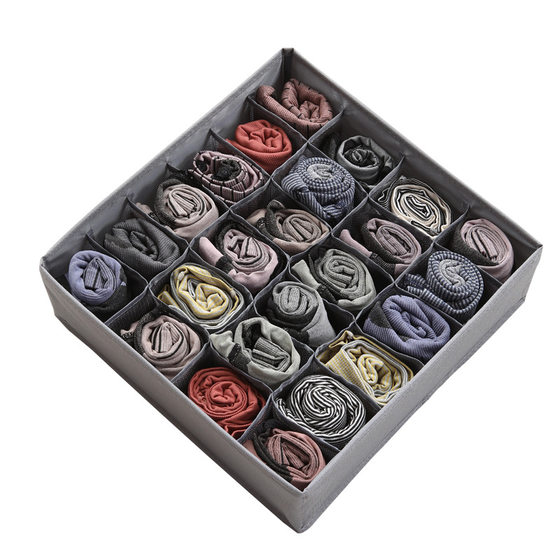 Oxford cloth underwear storage box underwear socks separated drawer storage box foldable underwear storage box wholesale