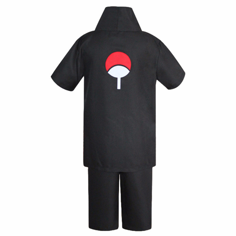 Anime Huoying Sasuke II Adult Black COS Suit Sasuke Summer cosplay Anime Costume in stock