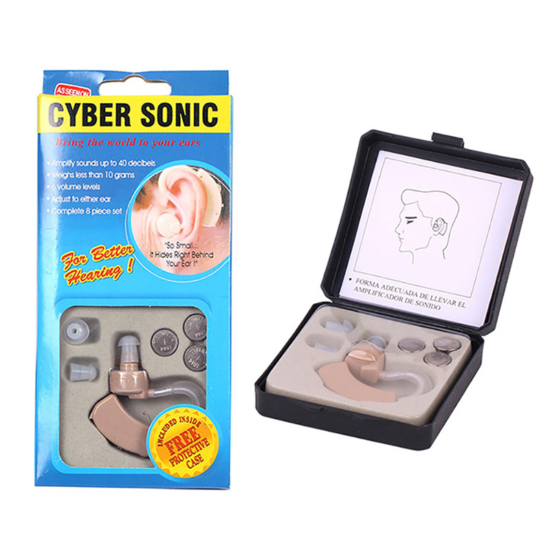 USB Rechargeable Hearing Aid for Deafness and Back of Ear Hearing Aid for the Elderly Hearing Aid Sound Amplifier for Cross-border
