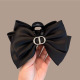 High-grade CD love satin bow grip clip