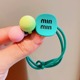 47# green candy hair ring