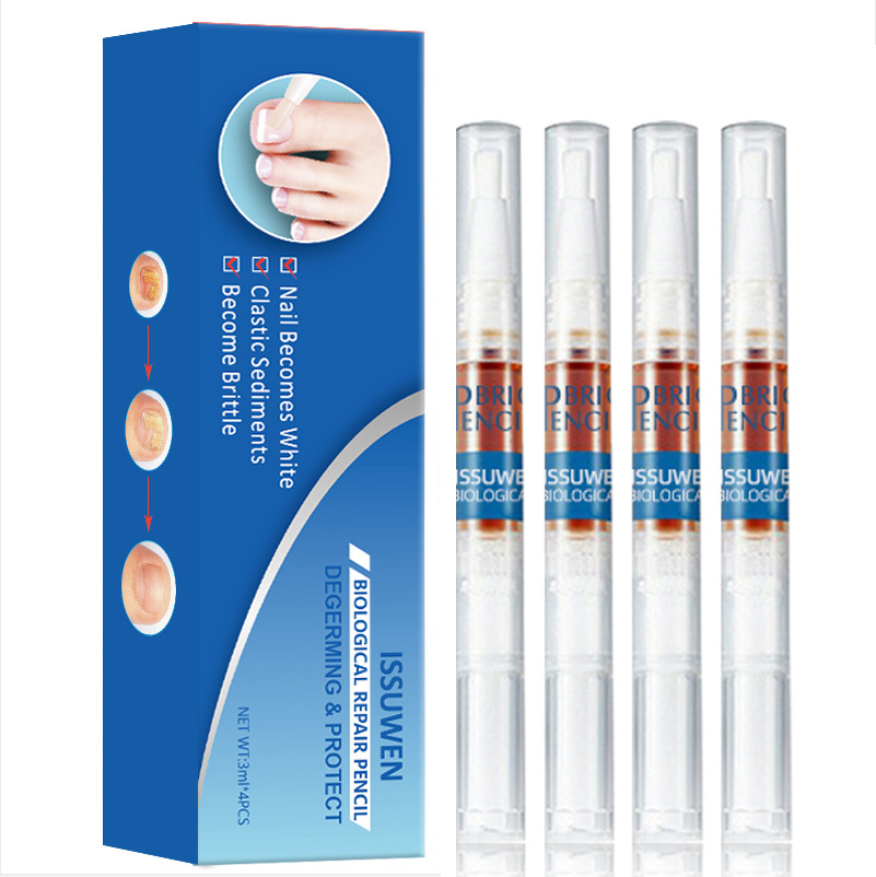 Cross-border onychomycosis pen 4 pack factory wholesale removal of onychomycosis antibacterial repair liquid all English spot