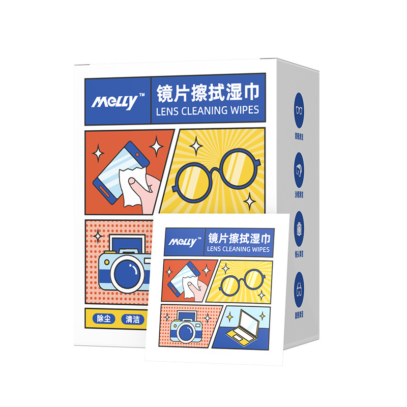 Anti-fog Wipe for Glasses Mobile Phone Screen Cleaning and Oil-removing Disposable Glasses Wipe Paper Anti-fog Wipe for Glasses