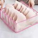 Underwear Storage Box Household Sub-grid Drawer-type Fabric Multi-function Internet-famous Three-in-One Underwear Socks Bra Artifact