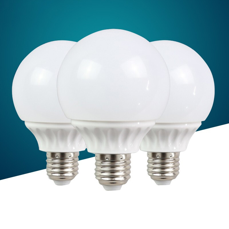 led Dragon Ball Bulb e27 Screw Household Energy Saving Lamp Natural Light Yellow Warm Light Tricolor Variable Light Changing Mirror Headlight