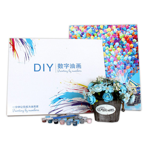 Cross-border Digital Oil Painting diy Source Factory Amazon Foreign Trade Personalized Photos & Oil Painting Wholesale