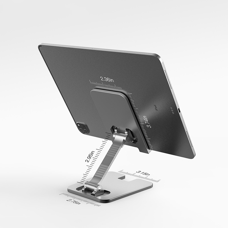 メーカー卸売り全金属アルミニウム合金携帯電話デスクトップスタンド汎用スタンド怠け者生放送折り畳み携帯電話スタンド|undefined