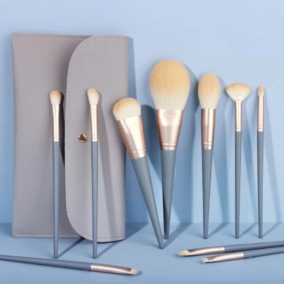 The same pattern Blue Bridge 10 makeup brush set loose paint eye shadow brush novice student affordable full set of beauty brush