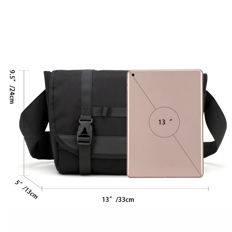 Trendy Brand Messenger Bag Men's Backpack Dead Flying Shoulder Bag Hong Kong Style Hip Hop Crossbody Bag Student Street Fashionable Small Schoolbag