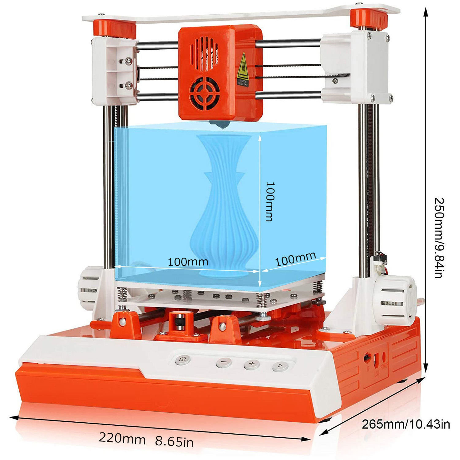Tinker Bell 3D printer K1 Mini small toy gift science and education Three-Dimensional Modeling 3D printing
