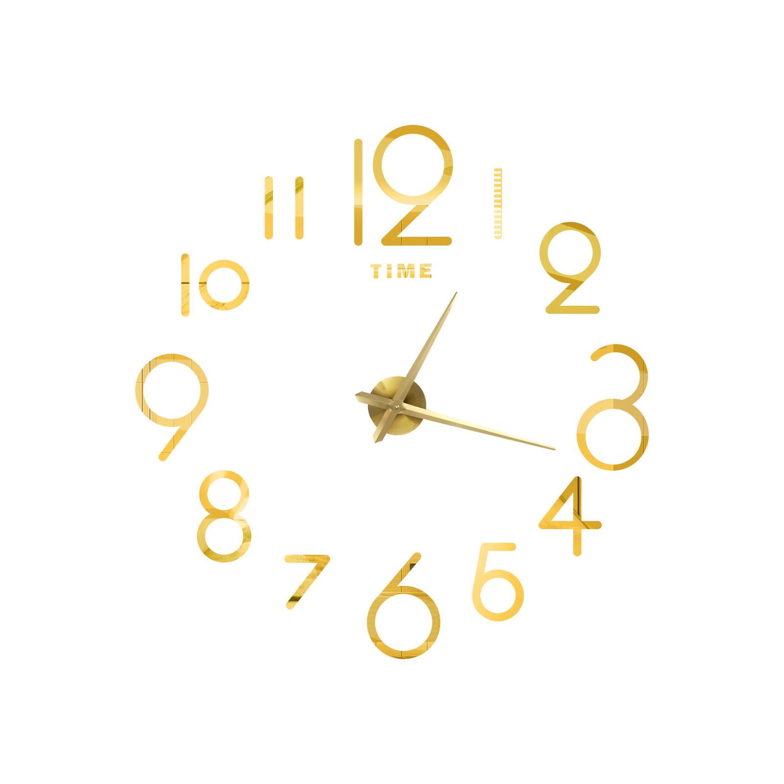 Amazon cross-border wall clock wall clock creative wall clock acrylic diy clock European wall sticker clock