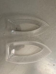 Dessert Box Snack Plate Boat-shaped Tray Boat-shaped Plastic Tray Boat-shaped Dessert Box