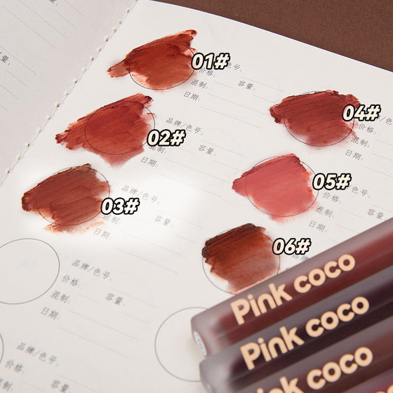 Pink coco light satin powder mist lip glaze light silky lock color lip mud romantic escape busy girl heart cheap lipstick