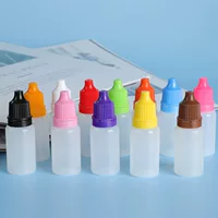 Оптовая продажа фабрики 5 10 15 20 30 мл глазная капля бутылка пластиковая бутылка капля бутылка пигмента упаковка жидкая бутылка
